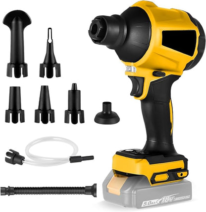 Cordless Dust Blower Compatible with Dewalt 20V Battery, Brushless Handheld Blower Cordless Sawdust Blower 447 MPH/39 CFM for Garages, Sawmill Room, Workshop Cleaning(Tool Only, No Battery)