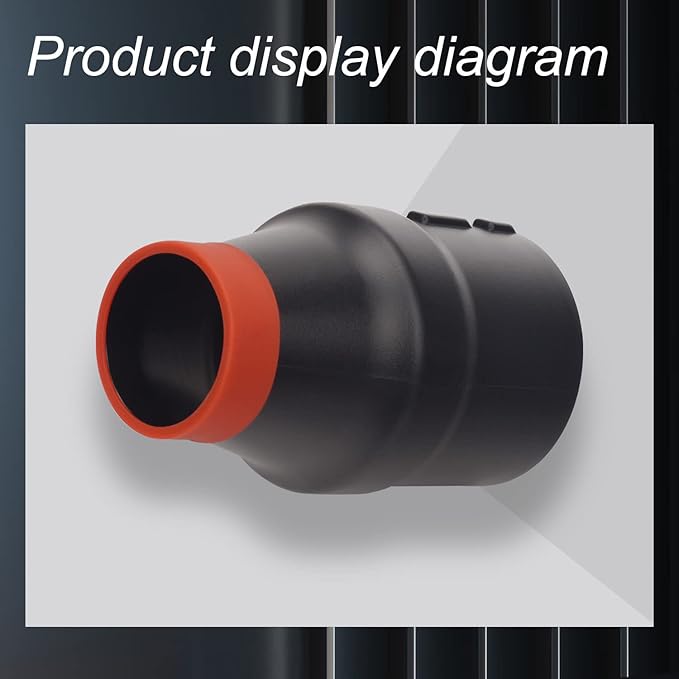 Car Drying Nozzle with Red Soft Tip Cover for Milwaukee M18 Fuel Single Battery Leaf Blowers Fits 2724-20 and 2728-20