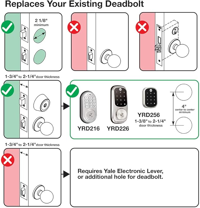 Yale Assure Lock - Wi-Fi Touchscreen Smart Lock with Valdosta Lever