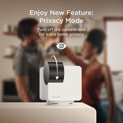 Petcube Cam 360 The Pack of 2 Camera | Ultimate Interactive WiFi Pet and Home Security Pan-Tilt Camera with Phone App, 1080p HD Video, 360° Rotation, Night Vision, Smart Alerts for Home Surveillance