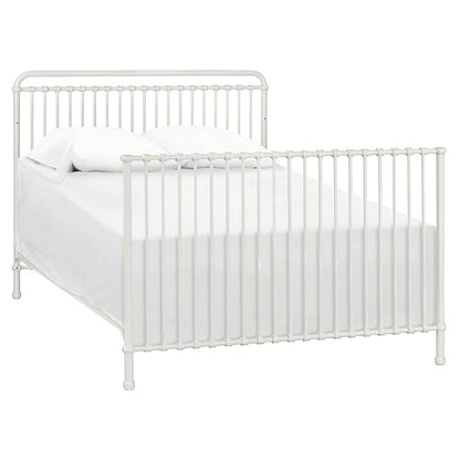 Namesake Winston 4-in-1 Convertible Metal Crib in Washed White, Greenguard Gold Certified