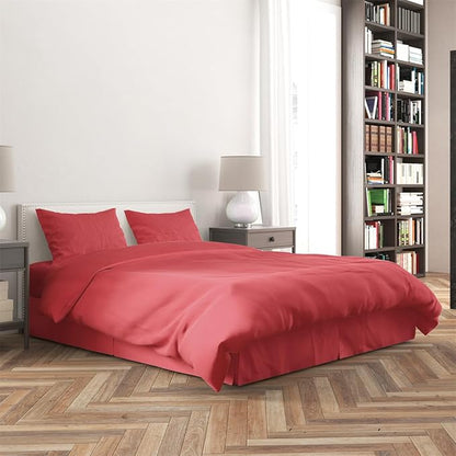3 Piece Solid Color All Season Bedding Comforter Set Microfiber Soft Lightweight Bedding Set for Kids Teens Adults Room Decor with 1 Comforter and 2 Pillowcases Twin