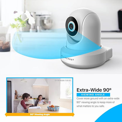 Amcrest 1080P WiFi Security Camera 2MP Indoor Pan/Tilt Wireless IP Camera, IP2M-841W (White)