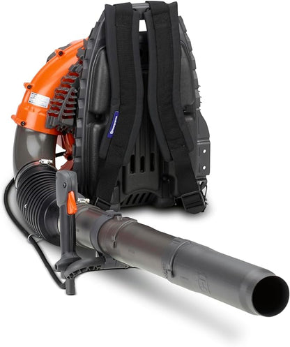 Husqvarna 360BT Gas Leaf Blower, 65.6-cc 3.81-HP 2-Cycle Backpack Leaf Blower with 890-CFM, 232-MPH, 30-N Powerful Clearing Performance and Load-Reducing Harness