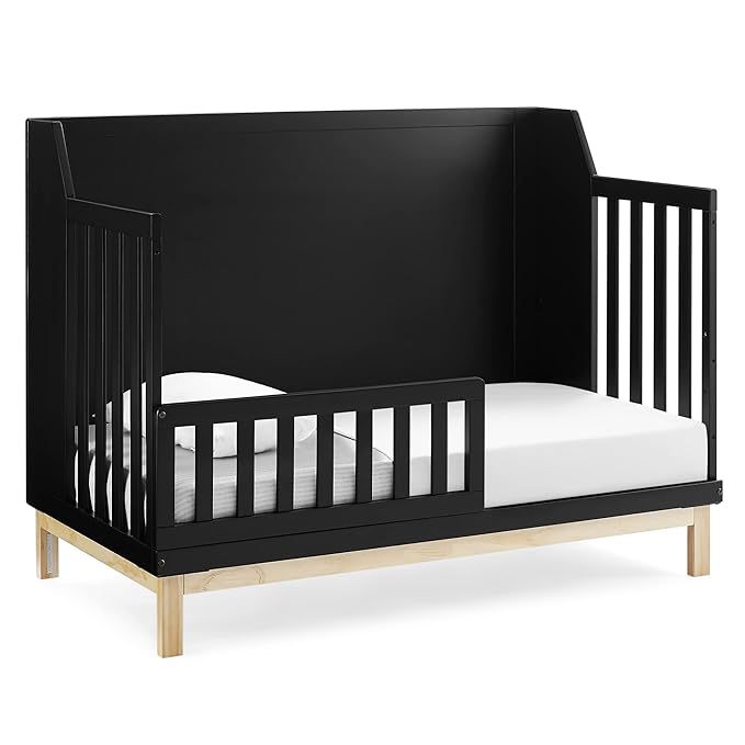 GAP babyGap Oxford 6-in-1 Convertible Crib - Greenguard Gold Certified, Ebony/Natural