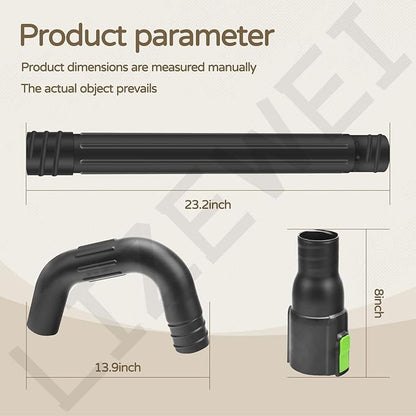 Gutter Cleaning Attachment Replaces AGC1000 Cleaning Kit & Mounting Bracket Kit for EGO 530CFM 580CFM 575CFM 650CFM 615CFM LBX6000, W/Battery Holders - Easily Clear Leaves And Debris From Gutters