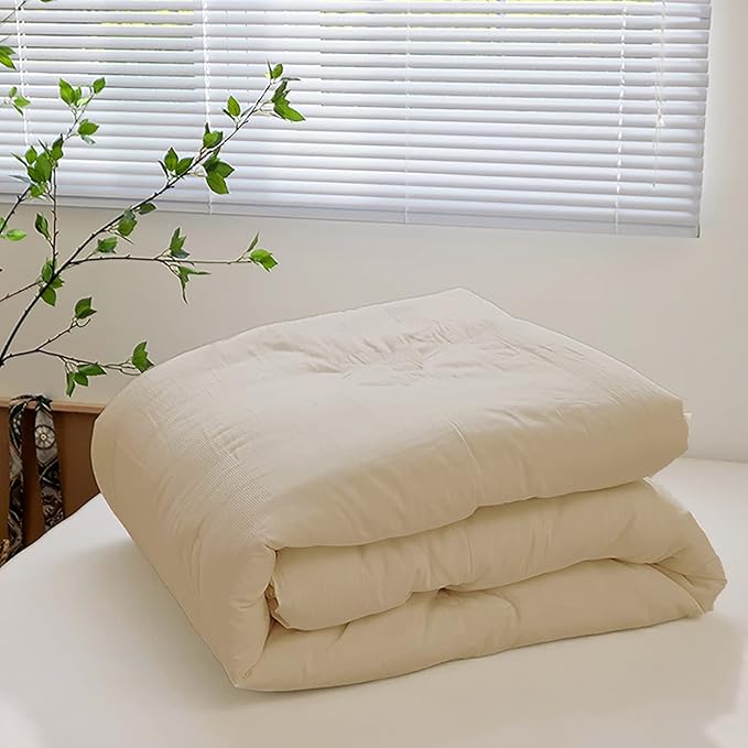 Champagne Comforter Set King Beige Bedding Set Lightweight Women Soft Champagne Blanket 3 PCs Durable Light Khaki Colored Comforter Set King Breathable Bed Comforter Set