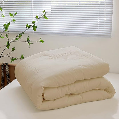 Champagne Comforter Set King Beige Bedding Set Lightweight Women Soft Champagne Blanket 3 PCs Durable Light Khaki Colored Comforter Set King Breathable Bed Comforter Set