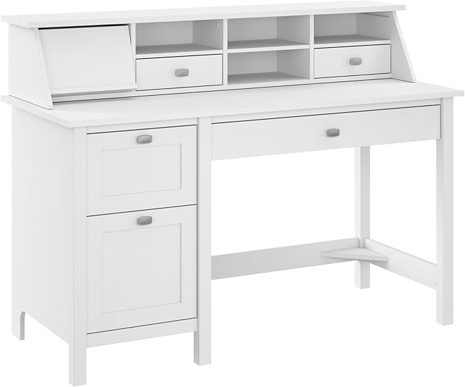 Bush Furniture Computer Desk, Pure White