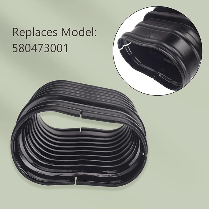 580473001 Replacement Flex Tube for Ryobi RY38BP 38cc backpack blower and Ryobi 40 Volt Blower Models RY40404NV, RY40440, RY40404 - for Ryobi leaf blower parts