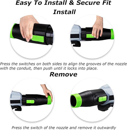 Car Drying Nozzle for EGO Blower, Perfect Attachment for EGO Leaf Blower Drying (1 Pack, for EGO Power+ 530/575/580/585/615/650 and 765 CFM Blower)