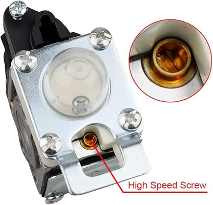 PB250 Carburetor Air Filter kit for Echo ES-250 Leaf Blower RB-K106 PB-250 Blower PB-250LN 165 Mph and 391 Cfm A021003661 Carburetor w Fuel Line