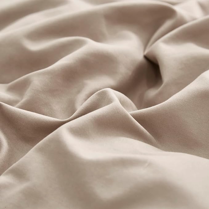 Deep Champagne Comforter Set Twin Cream Coffee Bedding Set Solid Champagne Comforter Set Twin Women Soft Champagne Bedding Set Men Breathable Comforter Set Twin Khaki Bed Set