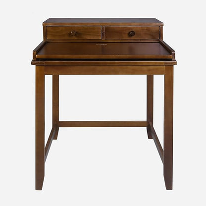 Casual Home Office Concealed Compartment Desk, Truffle Brown