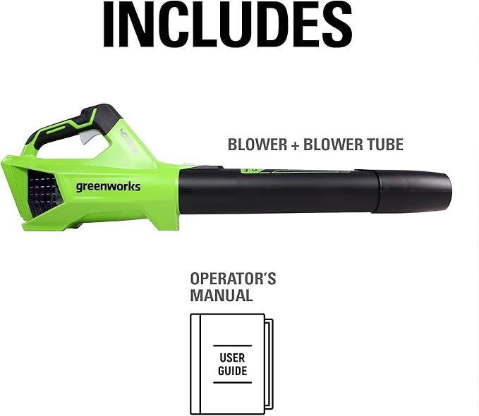 Greenworks 40V Axial Blower (120 MPH / 450 CFM), Tool Only