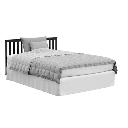 Storkcraft Santa Monica 5-in-1 Convertible Crib (Black with Vintage Driftwood) – GREENGUARD Gold Certified, Modern Design, Two-Tone Baby Crib, Converts to Toddler Bed, Daybed and Full-Size Bed