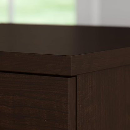Bush Furniture Somerset 2 Drawer Lateral File Cabinet in Mocha Cherry