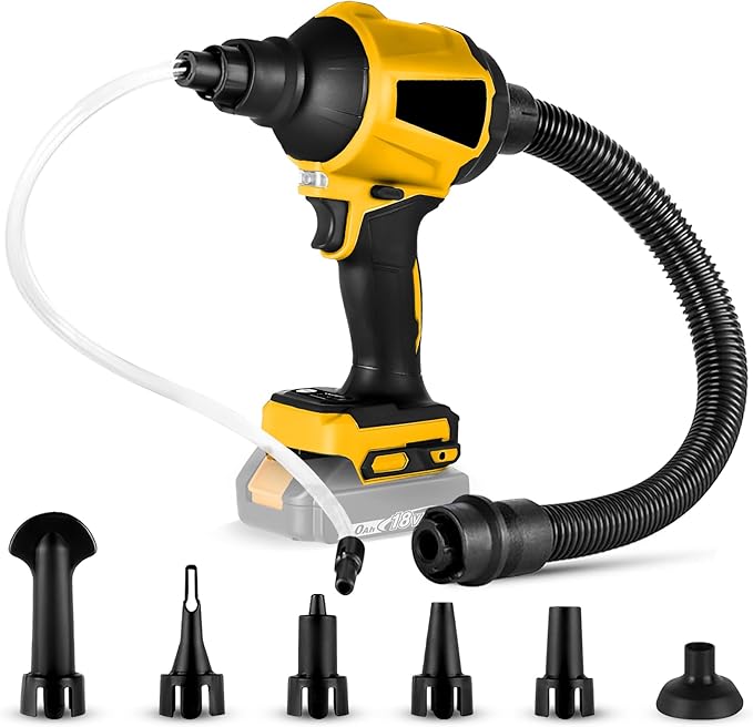 Cordless Dust Blower Compatible with Dewalt 20V Battery, Brushless Handheld Blower Cordless Sawdust Blower 447 MPH/39 CFM for Garages, Sawmill Room, Workshop Cleaning(Tool Only, No Battery)
