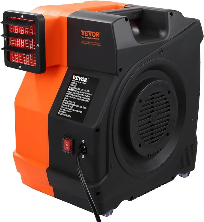 VEVOR Inflatable Blower, 1100W, 1.5 & 1.7 HP Bounce House Blower, Pump Commercial Air Blower for Inflatables, 3100 RPM Bouncy Castle Electric Fan for Bounce House, Waterslides