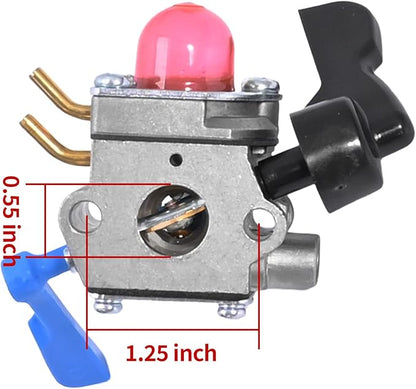 C1U-W46 Carburetor Kit Replacement for Husqvarna FB25 Handheld Blower For Weedeater FB25 FB-25 Blower for Zama C1U-W51B Carb