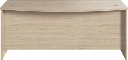 Bush Business Furniture Studio C Bow Front Desk, Computer Table for Home or Professional Office, 72W x 36D, Natural Elm
