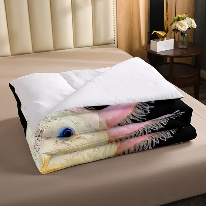 Axolotl Bedding Set Twin Cute Axolotl Comforter Set 3D Axolotls Down Comforter Bedroom Decor Sea Wildlife Animals Reptile Duvet Set Lightweight Soft Warm Quilt Set for Kids Boys Teens Men Adult