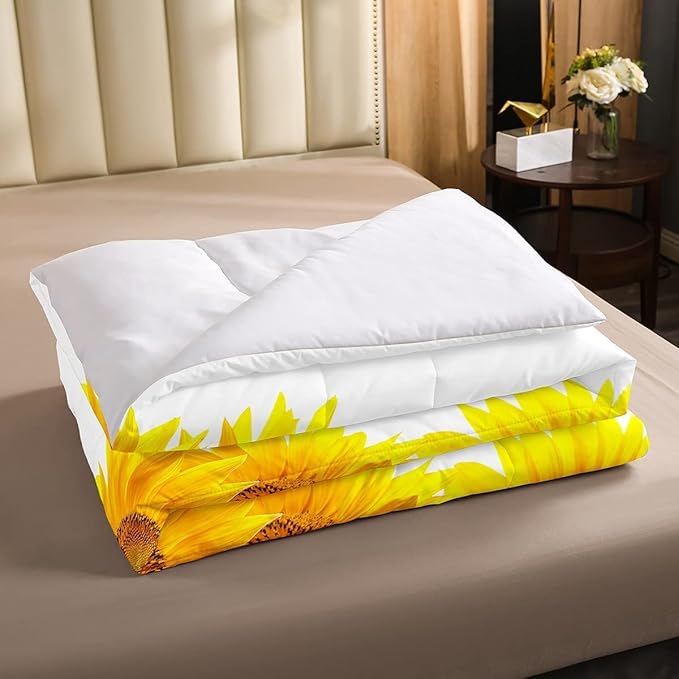 Pig Comforter Set King Sunflower Bedding Set for Kids Boys Girls Farmhouse Animals Duvet Set Funny Cute Pig Quilt Set Rustic Country Plant Floral Comforter Set Turquoise Wooden Comforter Set