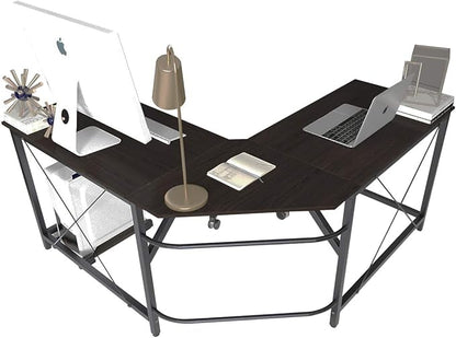 L Shaped Desk, Large L Shaped Computer Desk Office Desk, 59+59 inch L Shaped Gaming Desk with CPU Stand, Sturdy Corner Gaming Desk Writing Desk L Shaped Workstation Desks for Home Office Corner
