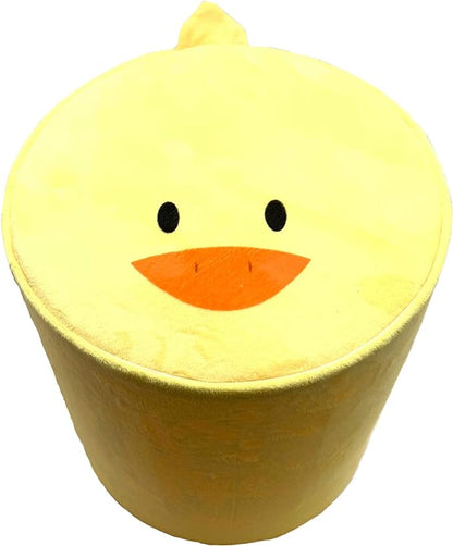 Storl Organizer Storage Stool for Toy and Cloth and Kids Stool (Duck, 12Wx13H)