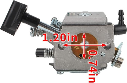 4203 120 0601 Carburetor 4203 120 0603 for BR400 SR320 SR340 SR380 SR400 SR420 BR320 BR340 BR380 BR420 Backpack Leaf Blower with Spark Plug Fuel Line Air Filter