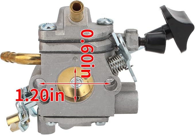 BR 600 Carburetor Air Filter Fuel Carb 4282-120-0607 4282-120-0608 Repower Kit for Sthil BR500 BR550 BR600 Backpack Blower Leaf Blower Parts Replaces Zama C1Q-S183 4282-120-0606