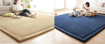 Baby Play Mat Nursey Decor Area Rug 1.18" Thick Hypebeast Rug Non Slip Rug Pads Large Area Rug Play Mats for Babies and Toddlers Non-Toxic Area Rugs Used for Living Room 6.6x6.6Ft