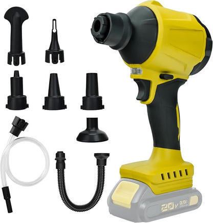 Cordless Dust Blower for Dewalt 20V Battery, Leaf Blower Brushless Handheld Inflator Cleaner Duster, for Cleaning,Inflating, Vacuum Compression