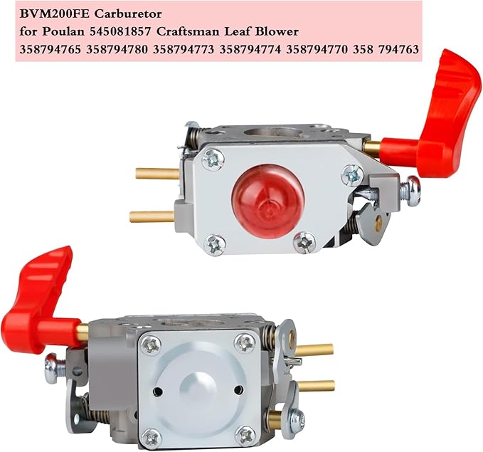 C1U-W43A 545081857 Carburetor for Zama C1U-W43 Poulan VS-2 BVM200FE GBV345 Craftsman 358794765 358794774 358794773 358794700 358794770 358794780 Blower with 545146501 Air Filter
