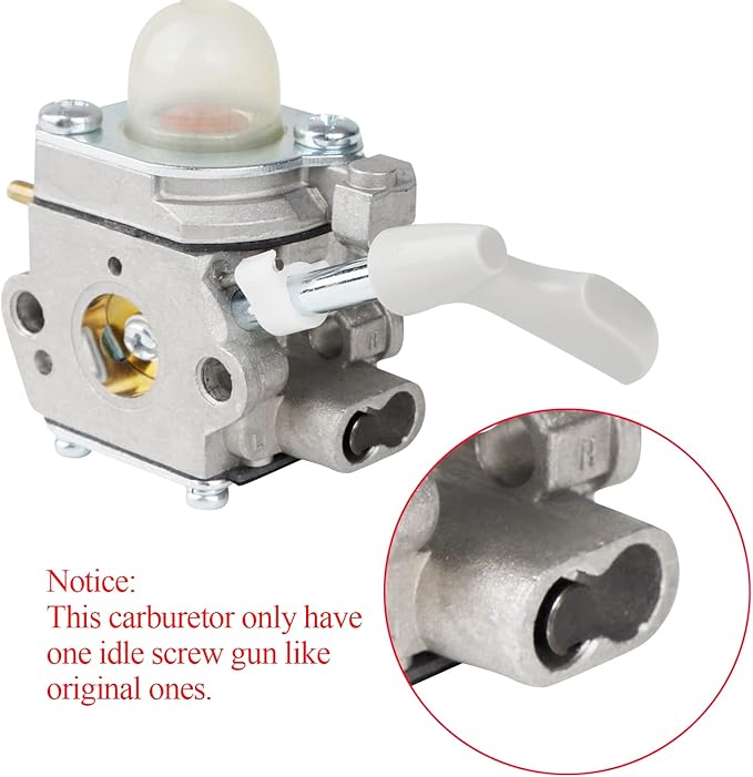HUZTL 308054114 Carburetor for Homelite Carburetor 308054075 fits 26B Leaf Blower UT09526 with Air Filter Gaskets Fuel Line Kit
