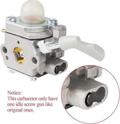 HUZTL 308054114 Carburetor for Homelite Carburetor 308054075 fits 26B Leaf Blower UT09526 with Air Filter Gaskets Fuel Line Kit