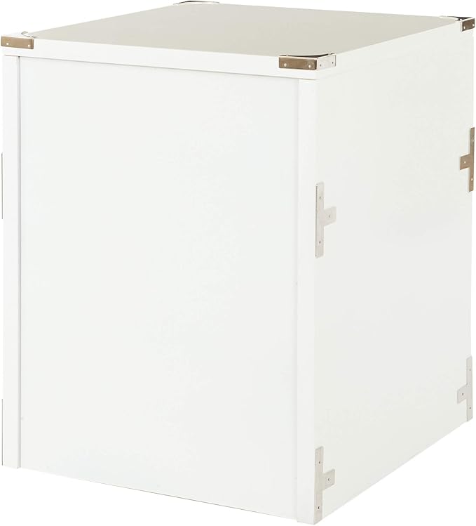 OSP Home Furnishings Wellington 2-Drawer File Cabinet, White