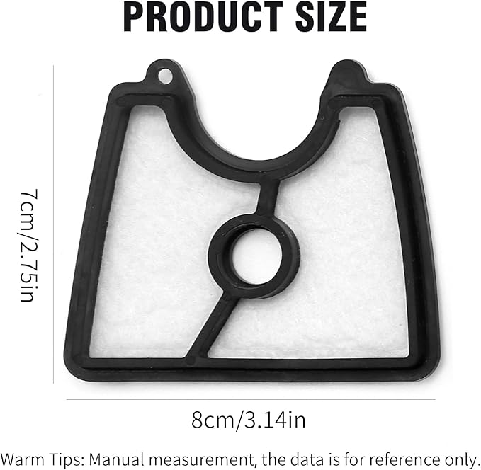 4pcs 545112101 Air Filter Replacement for Husqvarna 125B 125BX 125BVX Blower Replacement for RED MAX HB280 HB281 358794810 358794811 for Leaf Blower