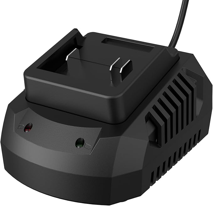 Battery Charger, Replacement 21V Charger for LAZYBOI Cordless Leaf Blower, Multi-Protection Safety System with 1-Hour Fast Charge