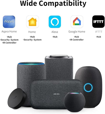 Aqara Smart Hub M2 (2.4 GHz Wi-Fi Required), Smart Home Bridge for Alarm System, IR Remote Control, Home Automation, Supports Alexa, Google Assistant, Apple HomeKit and IFTTT