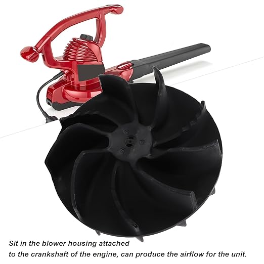 Toro 51591 Impeller Metal,Toro Leaf Blower Parts Blower Heater Fan,Electric Blower Vacuum Impeller Fan 108‑8966 Replacement for Toro Models 51552 51573 51591