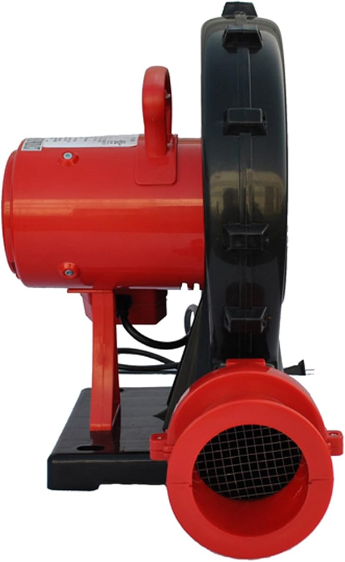 XPOWER BR-252A 1 HP Indoor/Outdoor Inflatable Blower Fan for Bounce Houses and Movie Screens, with Weather-Resistant Switch, Safety Certified