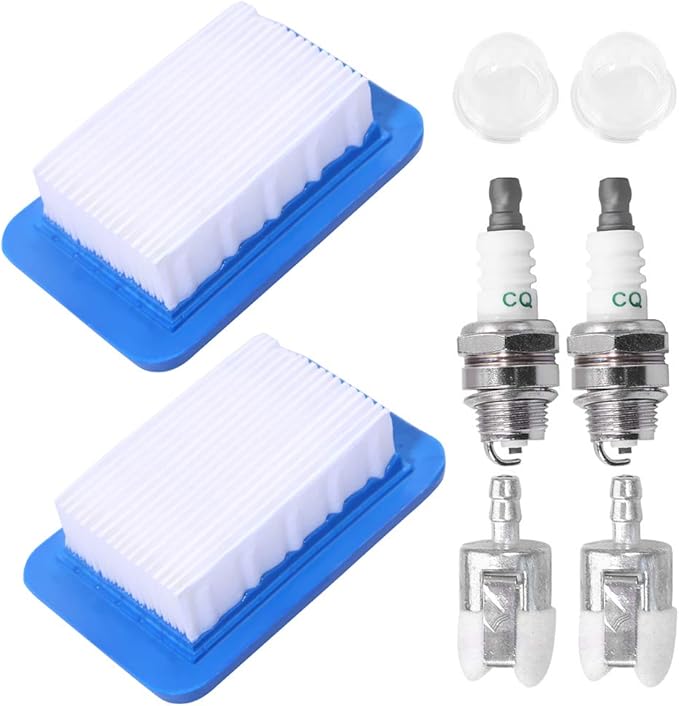 Air Filter Spark Plug for Echo Backpack Leaf Blower 2 Stroke Engine PB-403 PB-403H PB-403T PB-413,PB-413H PB-413T PB-500H PB-500T PB-580H PB-580T PB-620 PB-650 PB-650H Fuel Repower Tune-Up Kit