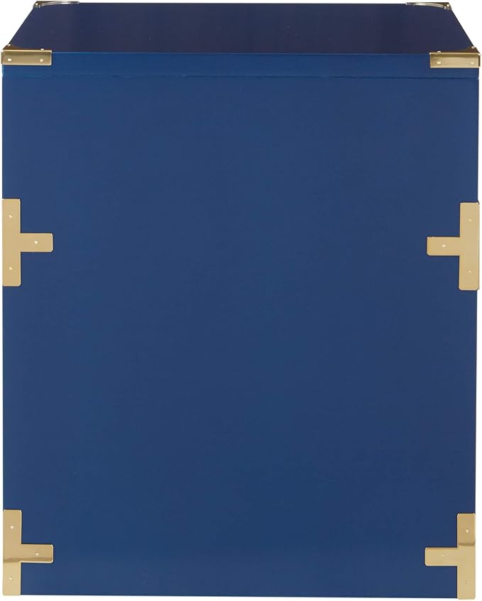 OSP Home Furnishings Wellington 2-Drawer File Cabinet, Lapis Blue