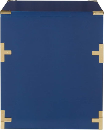 OSP Home Furnishings Wellington 2-Drawer File Cabinet, Lapis Blue