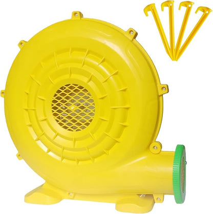 Inflatable Bounce House Blower, Air Blower for Inflatable Castle and Jump Slides, Portable and Powerful Fan Pump Commercial Inflatable Blower, Blower for Bounce House