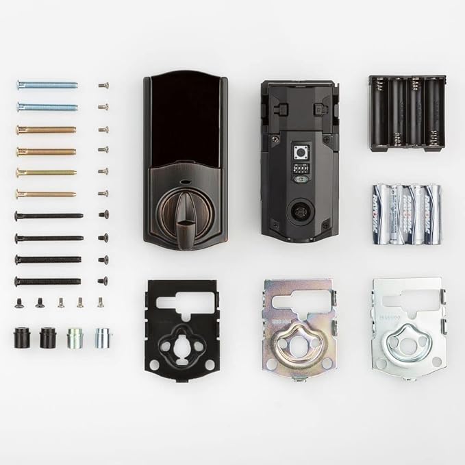 Kwikset 914 Convert Zigbee 3.0 Electronic Smart Lock Conversion Kit in Venetian Bronze