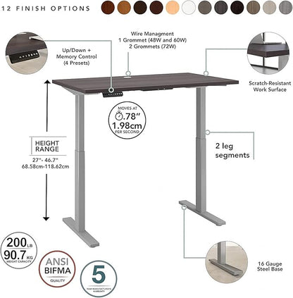 60W x 30D Height Adjustable Standing Desk