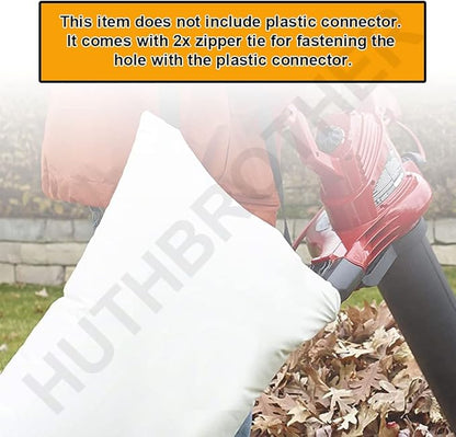 Universal Leaf Vacuum Blower Bag Bottom Debris Dump Bag - for Vacuum Leaf Blowers and Ultra Blower Rake, Compatible with Craftsman Black+Decker Husqvarna Toro leaf blower bag Replacement