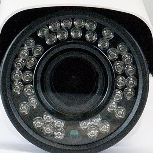 GW Security 5 Megapixel 2592 x 1920 Pixel Super HD 1920P Outdoor PoE 120FT Night Vision Weatherproof Security IP Camera with 2.8-12mm Varifocal Zoom Len